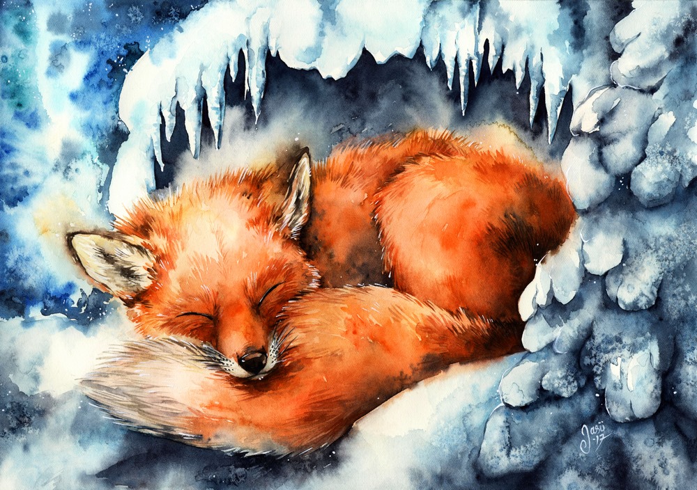 Print - Fox in Winter